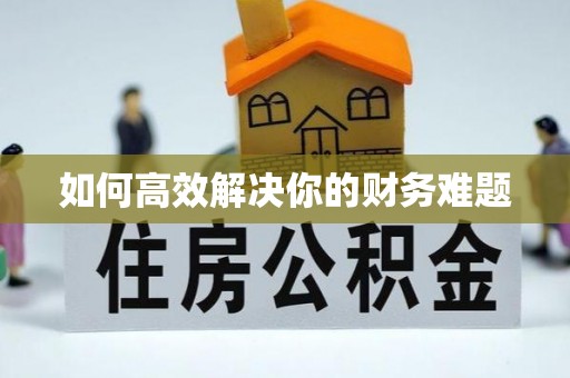 兴宾如何高效解决你的财务难题